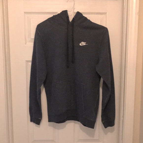Nike Mens Navy Blue Hoodie - Picture 1 of 3